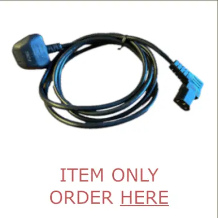 Click Here To Enlarge This Photo Of Replacement Mains Lead &lpar;IEC Angled&rpar;