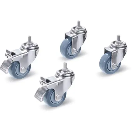 Click Here To Enlarge This Photo Of Set of 4 castor wheels for Locosc LP &lpar;30kg&comma; 60kg & 150kg models only&rpar;